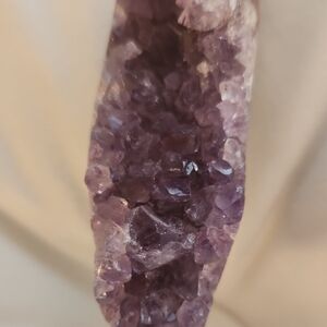 Purple Amethyst Crystal Decor Small But Beautiful. Comes on attached wire stand.
